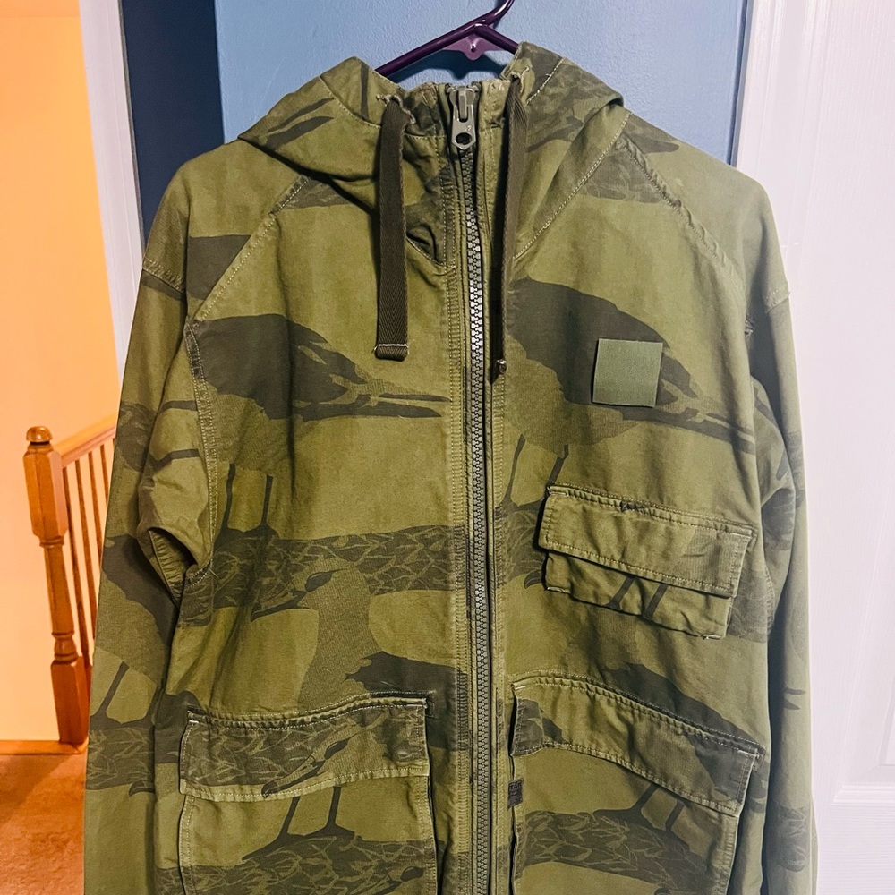 GSTAR MENS GARBER HOODED JACKET
